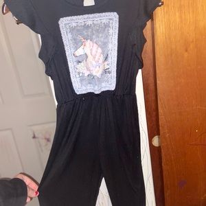 Girls short sleeve jumpsuit